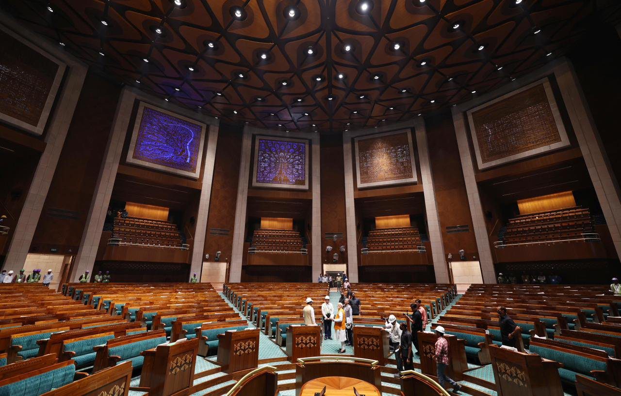 PM Modi did a surprise inspection of the new Parliament House