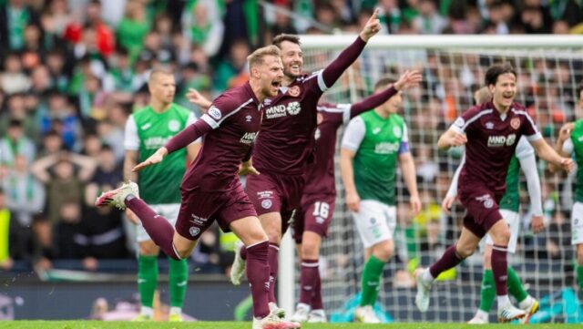 Hibernian FC triumphs Hibernian vs Hearts Football club