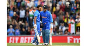 Explore Rohit Sharma and MS Dhoni's performances in ICC finals and the implications for the upcoming Champions Trophy. Image courtesy (statico.sportskeeda.com)