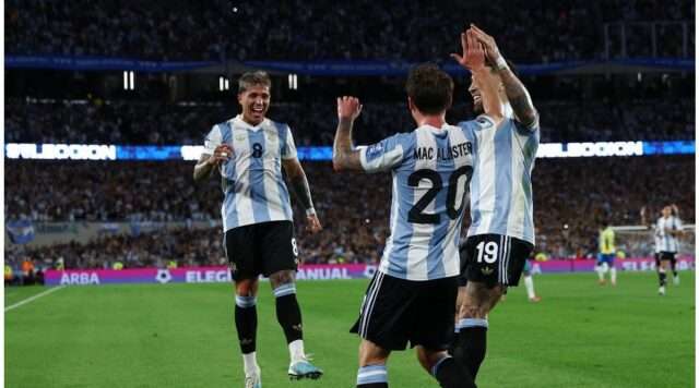 Argentina vs Brazil: A Historic Clash in FIFA World Cup Qualifiers Explore the thrilling clash between Argentina and Brazil in FIFA World Cup qualifiers, highlighting Argentina's victory and implications for Brazil (akm-img-a-in.tosshub.com).