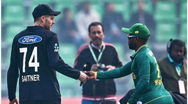 Champions Trophy 2025: South Africa vs New Zealand - A Battle for Glory - Image 1 Preview of the thrilling semifinal between South Africa and New Zealand in the Champions Trophy 2025 (images.indianexpress.com).