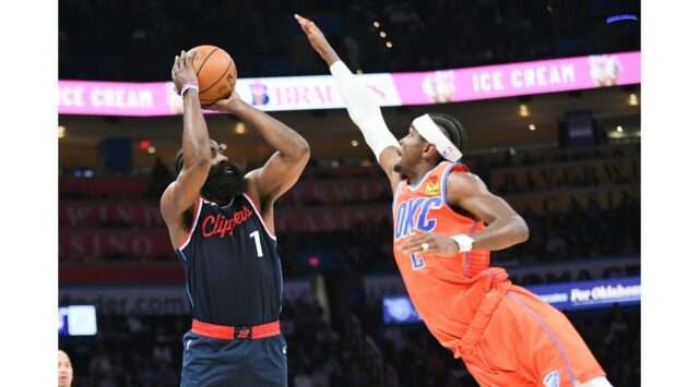 Clippers vs Thunder: A Thrilling Showdown on the Court The recent Clippers vs Thunder game thrilled fans with intense competition and standout performances, showcasing the strengths of both teams as they battle for playoff positioning. Image courtesy (www.ocregister.com)