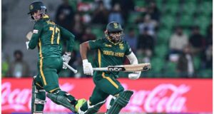 A detailed recap of the thrilling semi-final match between South Africa and New Zealand in the ICC Champions Trophy 2025 (www.livehindustan.com).