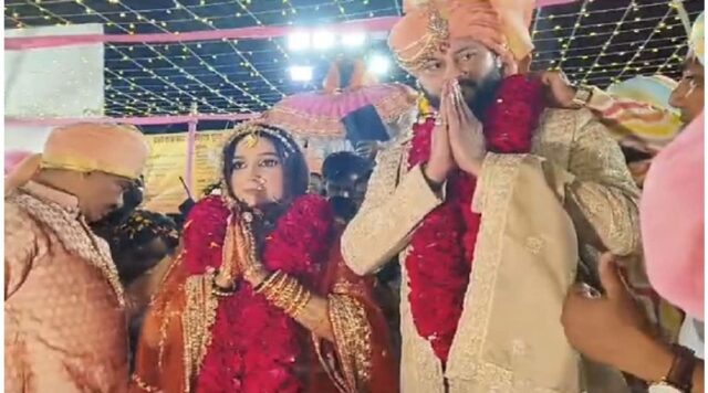 From the Silver Screen to the Altar: Anubhav Mohanty and Jagrati Shukla's Journey Anubhav Mohanty and Jagrati Shukla celebrate their marriage, marking a new chapter in their love story. Image courtesy (kalingatv.com)