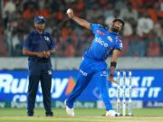 Jasprit Bumrah makes a stunning comeback to the Indian cricket team, showcasing his skills after a long injury hiatus. With the World Cup approaching, his performance is highly anticipated. Image courtesy (c.ndtvimg.com)