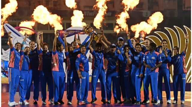 Mumbai Indians Triumph in WPL 2025: A Match to Remember Against Delhi Capitals Mumbai Indians clinched the WPL 2025 title, defeating Delhi Capitals by eight runs in a thrilling final. Image courtesy (img1.hscicdn.com)