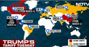 Explore the impact of tariffs on the U.S. stock market and the Dow Jones Industrial Average in this informative article. Image courtesy (c.ndtvimg.com)
