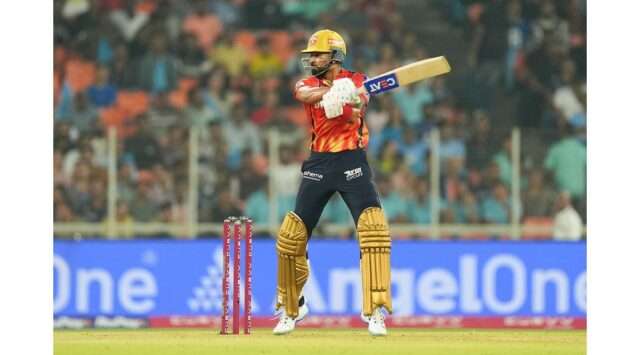 Shreyas Iyer's Heroics: The Clash Between Gujarat Titans and Punjab Kings Shreyas Iyer shines as Punjab Kings post a massive total against Gujarat Titans in IPL 2025. Image courtesy (c.ndtvimg.com)