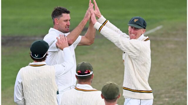 Tasmania's Dominance: A Closer Look at the Sheffield Shield Clash Against NSW Analyzing Tasmania's strong performance against NSW in the Sheffield Shield, highlighting key players and the match's implications for the finals. Image courtesy (resources.cricket-australia.pulselive.com)