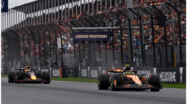 Thrilling Showdown at the 2025 Australian Grand Prix: Norris vs. Verstappen A recap of the thrilling 2025 Australian Grand Prix featuring Norris, Verstappen, and Hamilton, highlighting key moments and outcomes. Image courtesy (media.formula1.com)