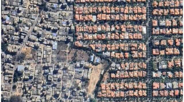 Urban Inequality in Bengaluru: Aerial Perspectives and Lingering Questions Explore the viral image of Bellandur and its implications on urban inequality in Bengaluru. Image courtesy (www.hindustantimes.com)