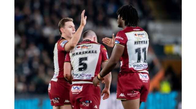 Warriors vs Red Devils: A Thrilling Rugby League Showdown An exciting recap of the recent rugby league match between the Wigan Warriors and Salford Red Devils, highlighting key moments and player performances. Image courtesy (www.wigantoday.net)