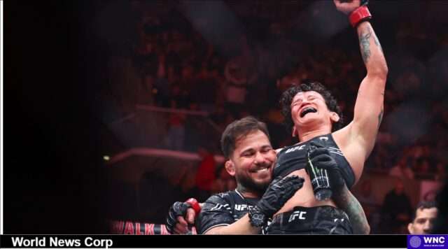 Clash of Titans: Yan Xiaonan vs. Virna Jandiroba at UFC 314 Yan Xiaonan and Virna Jandiroba clash in a high-stakes showdown at UFC 314, showcasing their impressive MMA journeys. Image courtesy (theplayoffs.news)