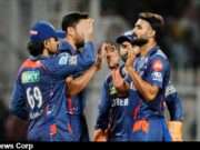 Lucknow Super Giants narrowly defeated Kolkata Knight Riders in a thrilling IPL encounter at Eden Gardens (c.ndtvimg.com).
