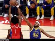 Warriors Edge Rockets in Game 1 – Curry Drops 31, Butler Shines in Debut as Houston’s Young Stars Fight Back – April 21, 2025 Previewing the thrilling Game 2 matchup between the Warriors and Rockets in the NBA playoffs, highlighting key players and strategies. Image courtesy (jb-optimus.s3.ap-south-1.amazonaws.com)