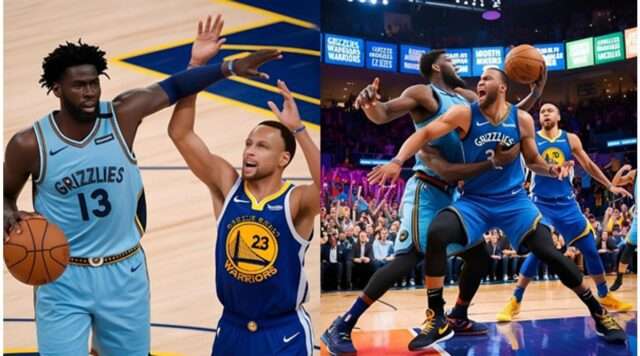 Grizzlies vs Warriors: A Clash of Titans in the NBA Playoffs A deep dive into the thrilling matchup between the Memphis Grizzlies and Golden State Warriors in the NBA playoffs, highlighting key players and fan reactions. Image courtesy (images.mykhel.com)