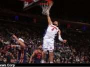 Knicks vs. Pistons Playoff Thriller 2025: Cade Cunningham Drops 33 as Series Tied 1-1 – Next Game Tonight at 7 PM ET on TNT Catch the thrilling playoff battle between the Knicks and Pistons as they vie for supremacy in the NBA. Image courtesy (jb-optimus.s3.ap-south-1.amazonaws.com)