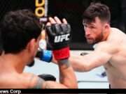 Darren ‘The Damage’ Elkins at UFC 314 (April 12, 2025): Retirement Calls After Brutal KO Loss – End of an Era? A deep dive into Darren Elkins' MMA career, highlighting his resilience, recent challenges, and considerations for retirement. Image courtesy (cagesidepress.com)