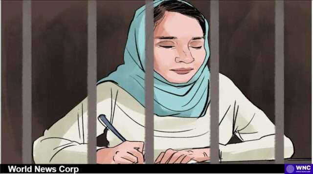 The Silent Struggle: Gulfisha Fatima's Five-Year Journey in Incarceration Gulfisha Fatima, a political prisoner, recounts her five-year struggle for justice while inspiring hope through her poetry. Image courtesy (sabrangindia.in)