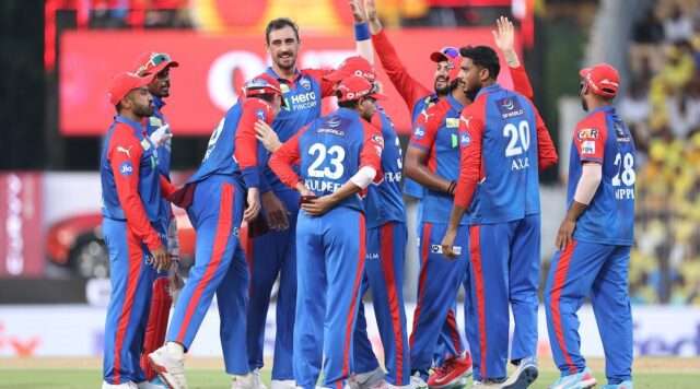 Thrilling Showdown: Delhi Capitals vs Chennai Super Kings Catch the latest action from the IPL showdown between Delhi Capitals and Chennai Super Kings, featuring standout performances from Mukesh Kumar and Devon Conway. Image courtesy (c.ndtvimg.com)
