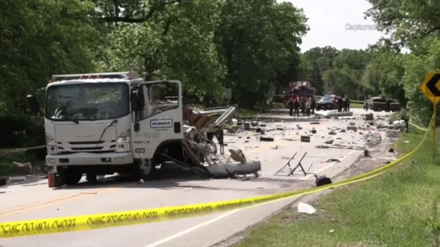 Truck Explosion in Chicago's Western Suburbs Truck Explosion in Chicago's Western Suburbs