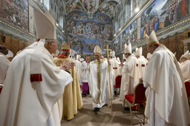 First Mass as Pontiff First Mass as Pontiff
