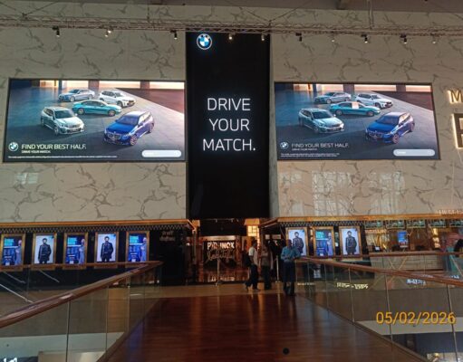 Justbaat.AI Executes High-Impact Programmatic DOOH Campaign for BMW India Across Mumbai’s Luxury Retail Destinations